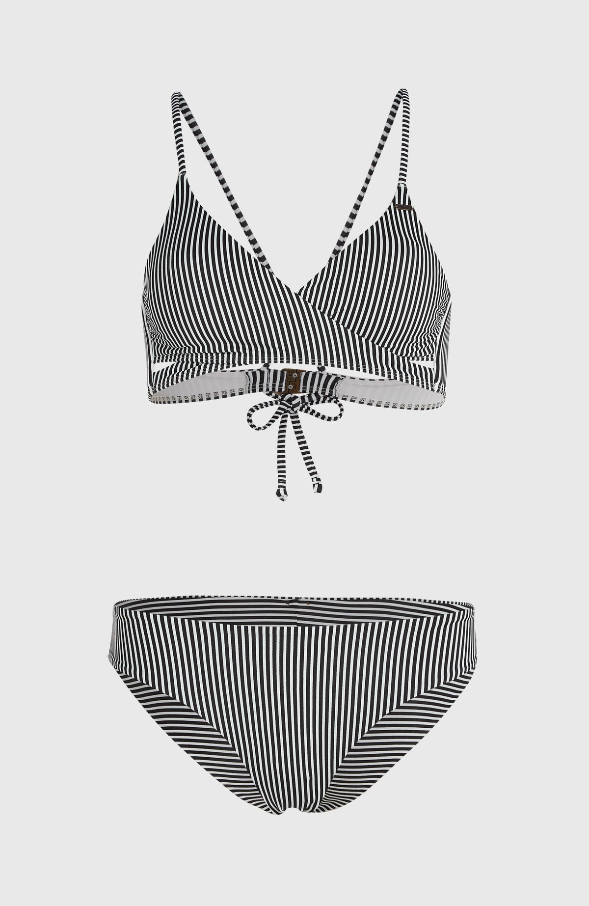 Essentials Baay Maoi Bikini Set | Black Simple Stripe