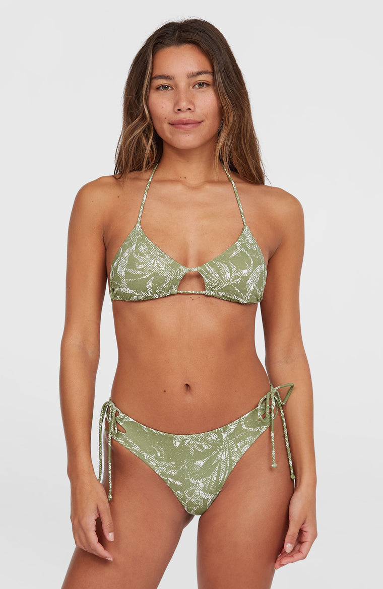 Madrid Jensen Bikini Set | Green Textured Jungle