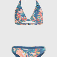 Essentials Maria Cruz Bikini Set | Blue Painted Tropics