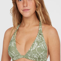 Essentials Maria Cruz Bikini Set | Green Textured Jungle