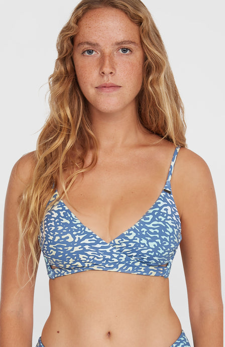Baay Bikini Top | Yellow Animal Blur