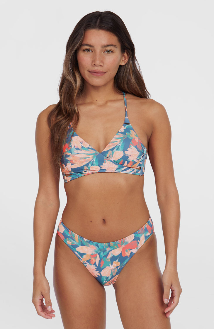 Baay Bikini Top | Blue Painted Tropics