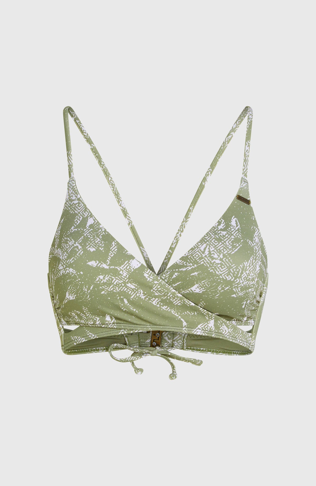 Baay Bikini Top | Green Textured Jungle