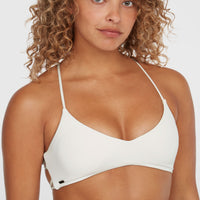 Huntington Bralette Bikini Top | Snow White