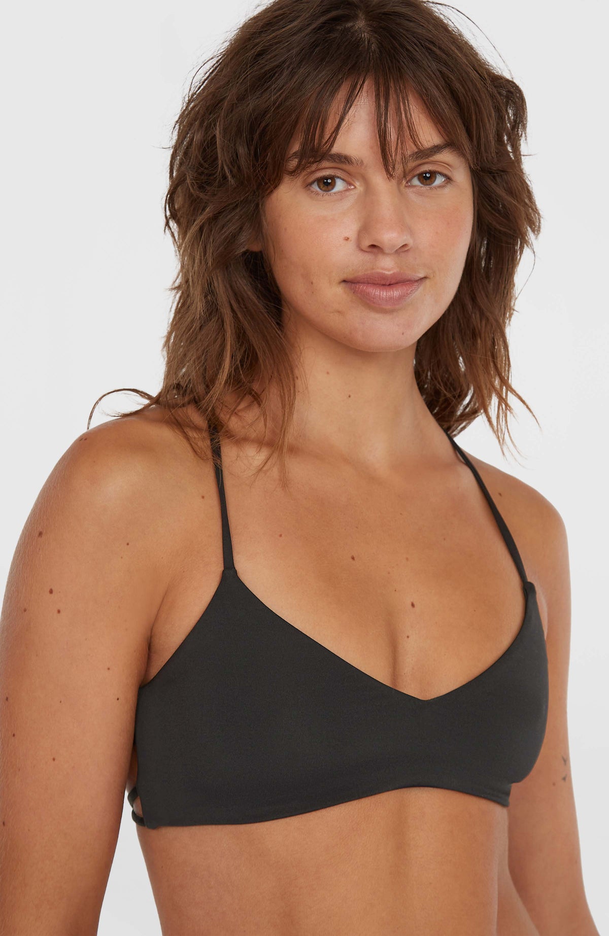 Huntington Bralette Bikini Top | Black Out