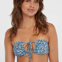 Embry Bikini Top | Yellow Animal Blur