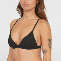 Seaside Tri Bikini Top | Black Out