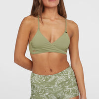 Grenada Bikini Bottoms | Green Textured Jungle