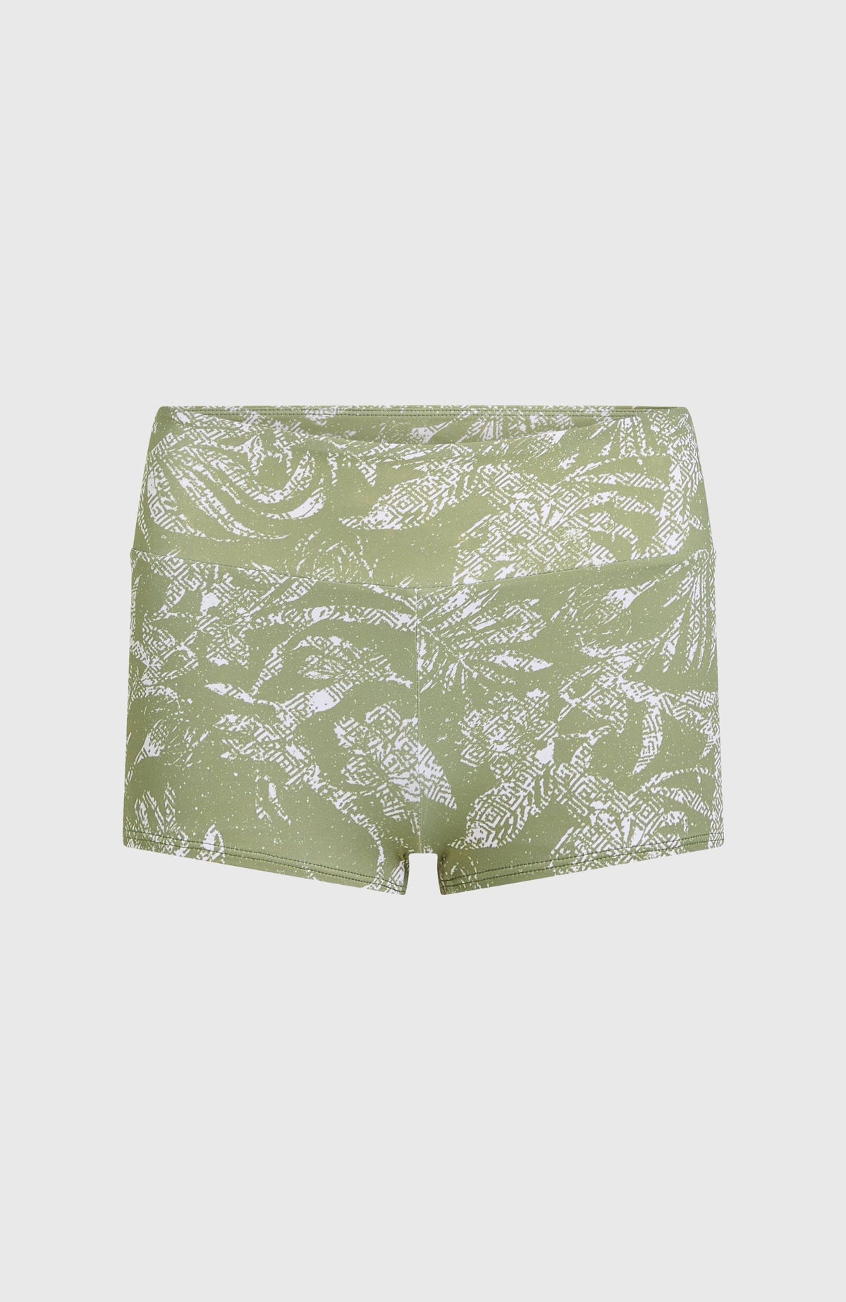Grenada Bikini Bottoms | Green Textured Jungle