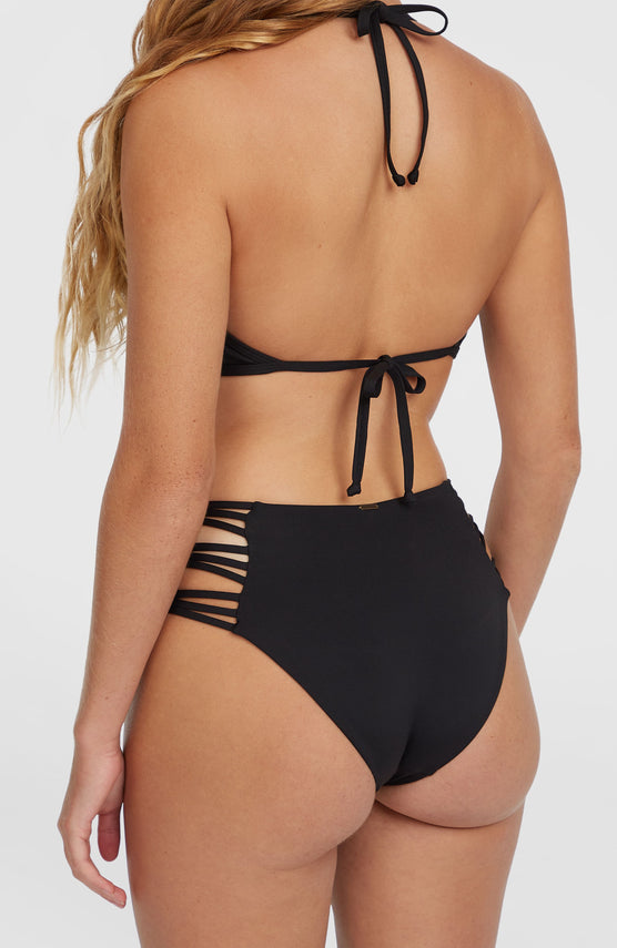 Boulders Strappy Sides Bikini Bottoms | Black Out