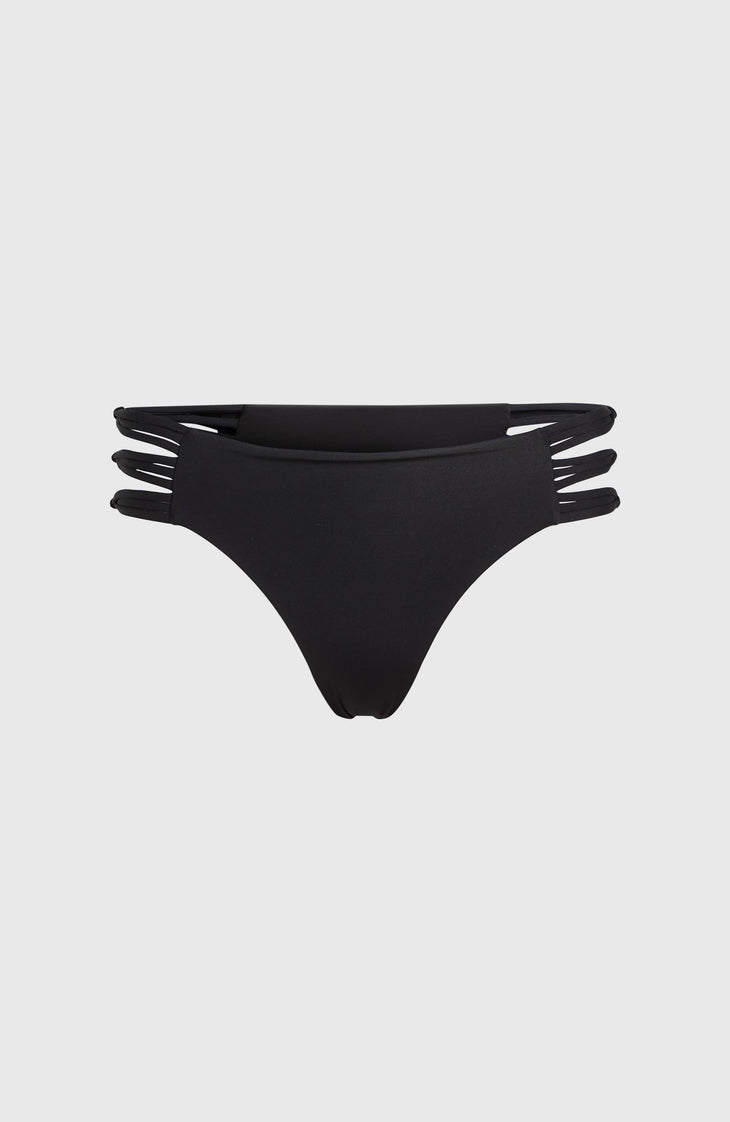 Boulders Strappy Sides Bikini Bottoms | Black Out