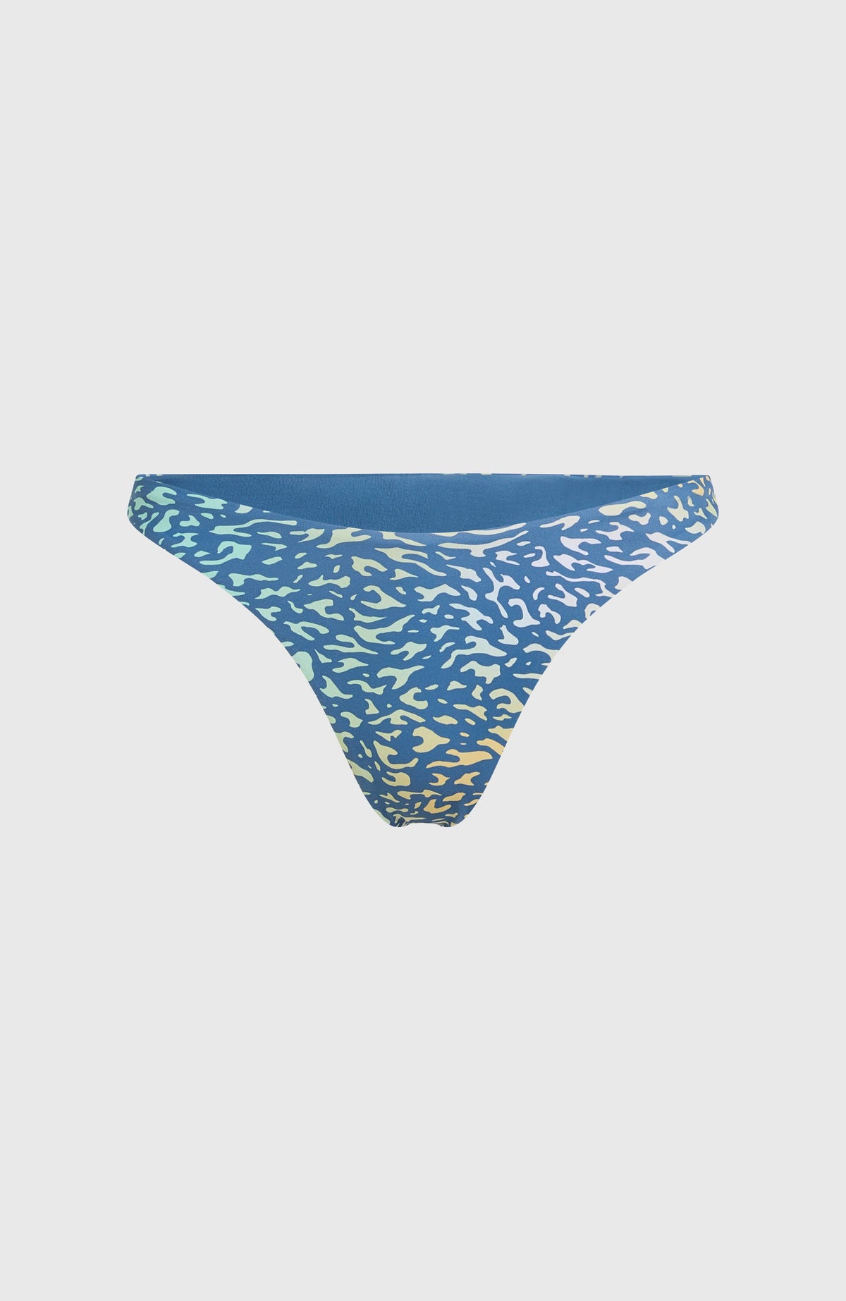 Skye Bikini Bottoms | Yellow Animal Blur