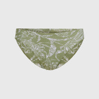 Maoi Bikini Bottoms | Green Textured Jungle