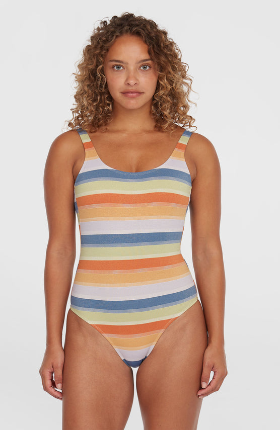 Beach Vintage Swimsuit | Vintage Stripe