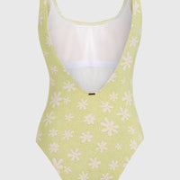 Beach Vintage Swimsuit | Green Daisyline