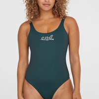 Essentials Script Swimsuit | Alma Steel