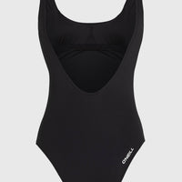 Essentials Script Swimsuit | Black Out