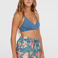 Essentials Print 12'' Swim Shorts | Blue Painted Tropics