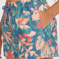 Essentials Print 12'' Swim Shorts | Blue Painted Tropics