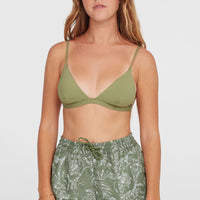 Essentials Print 12'' Swim Shorts | Green Textured Jungle