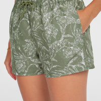 Essentials Print 12'' Swim Shorts | Green Textured Jungle