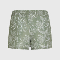 Essentials Print 12'' Swim Shorts | Green Textured Jungle