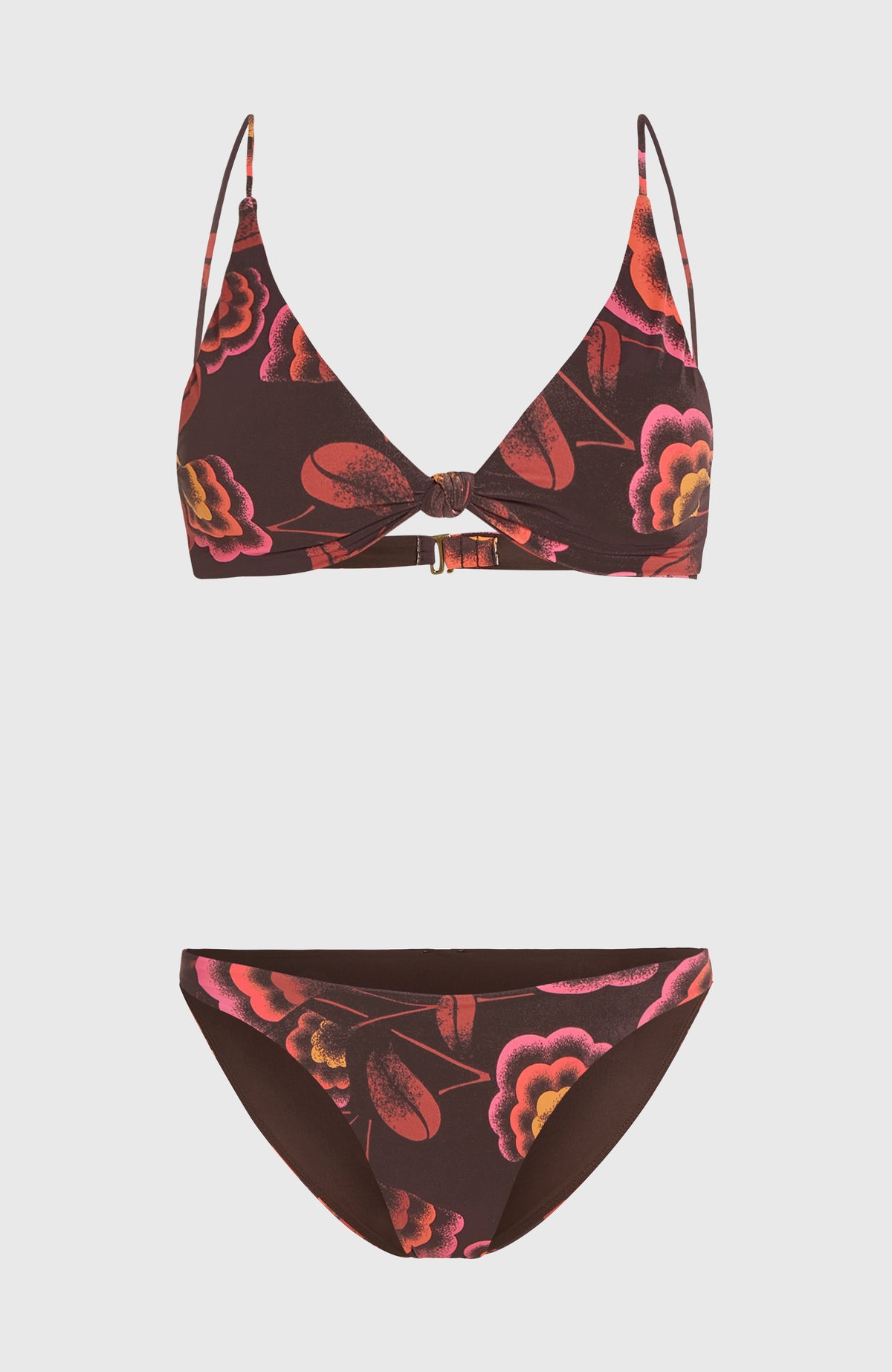 O'Riginals Pismo Flamenco Bikini Set | Brown Originals Flower