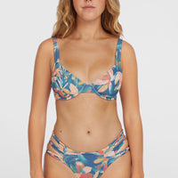 Elsie Underwire Bikini Top | Blue Painted Tropics