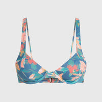 Elsie Underwire Bikini Top | Blue Painted Tropics