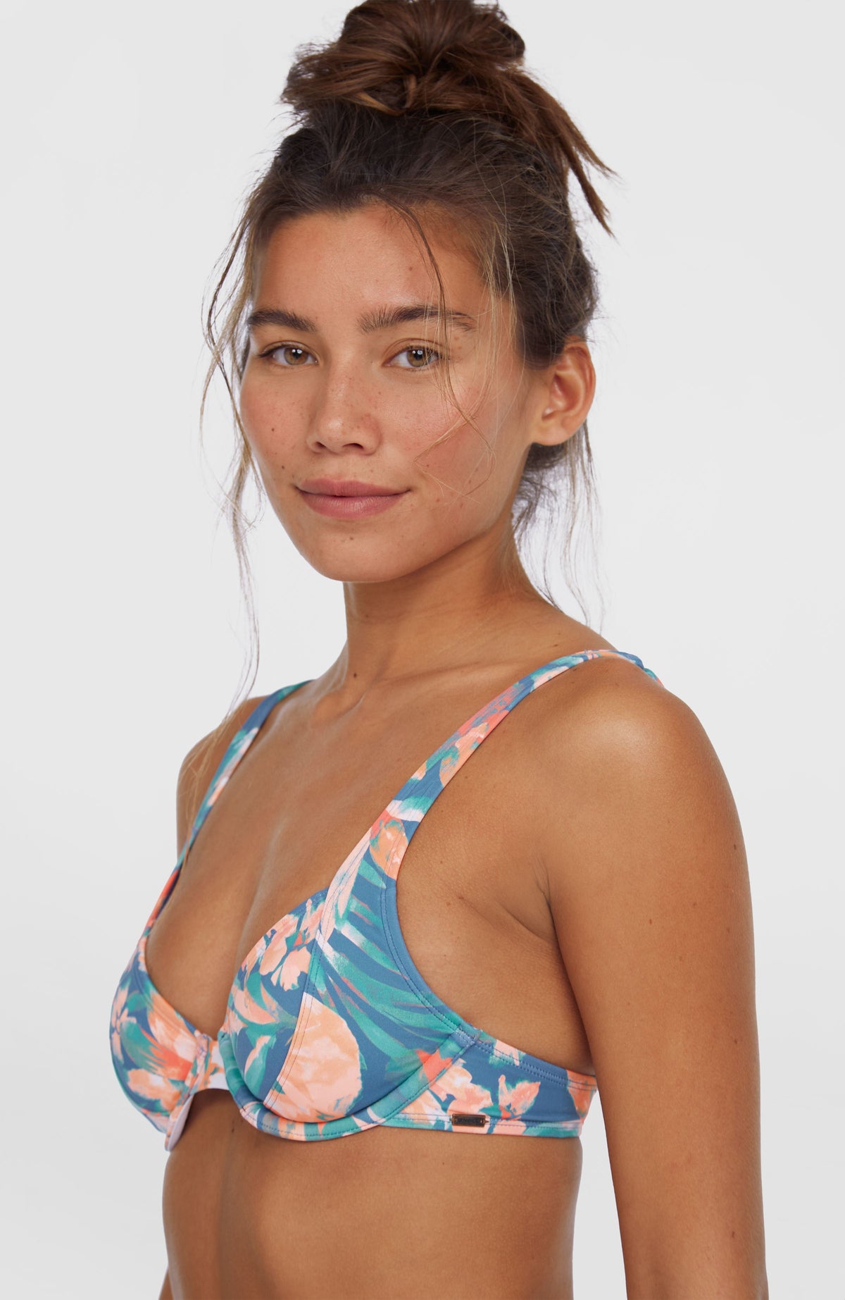 Saltwater Elsie Rita Bikini Set | Blue Painted Tropics