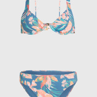 Saltwater Elsie Rita Bikini Set | Blue Painted Tropics