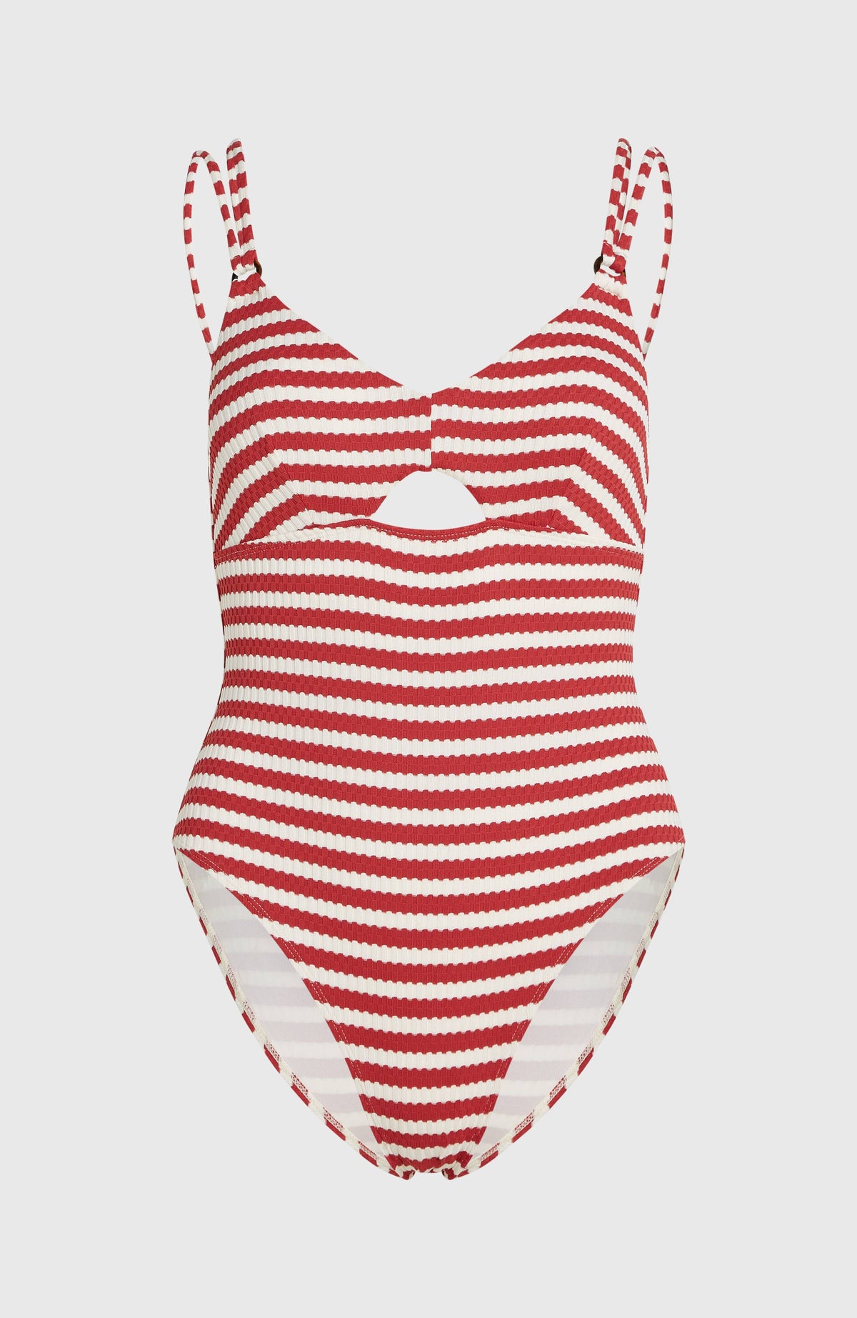 O'RIGINALS SWIMSUIT | White/Red Originals Stripe