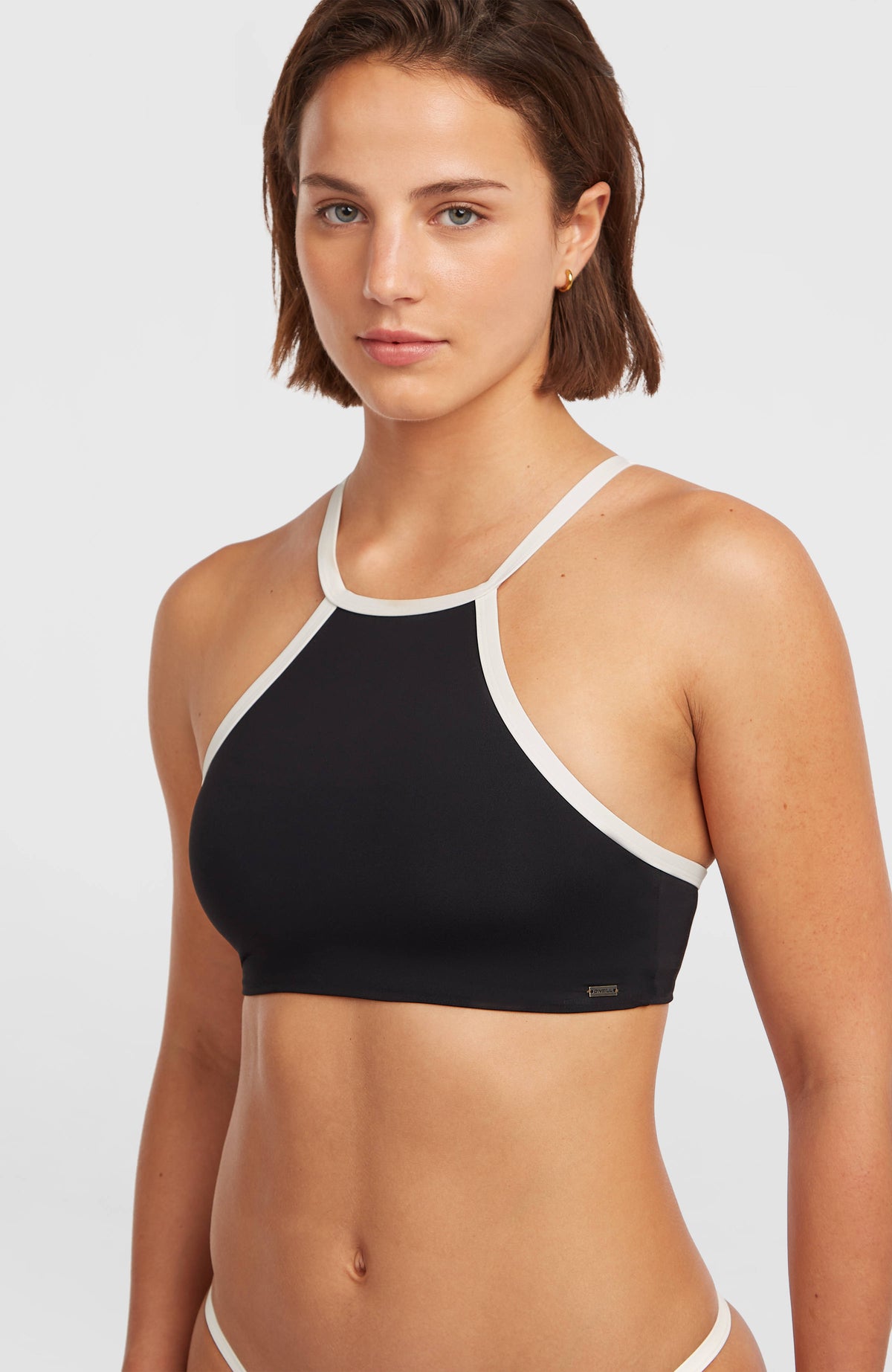 High-Neck Bikini Set | Black Out