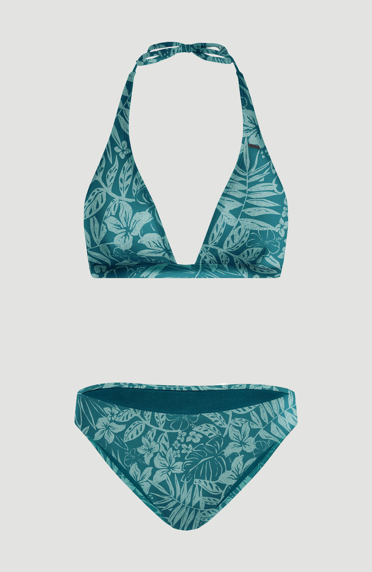 Essentials Marga Cruz Bikini Set | Green Island Sky