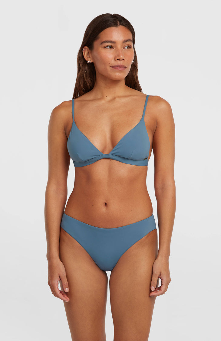 Seaside Tri Bikini Top | Copen Blue