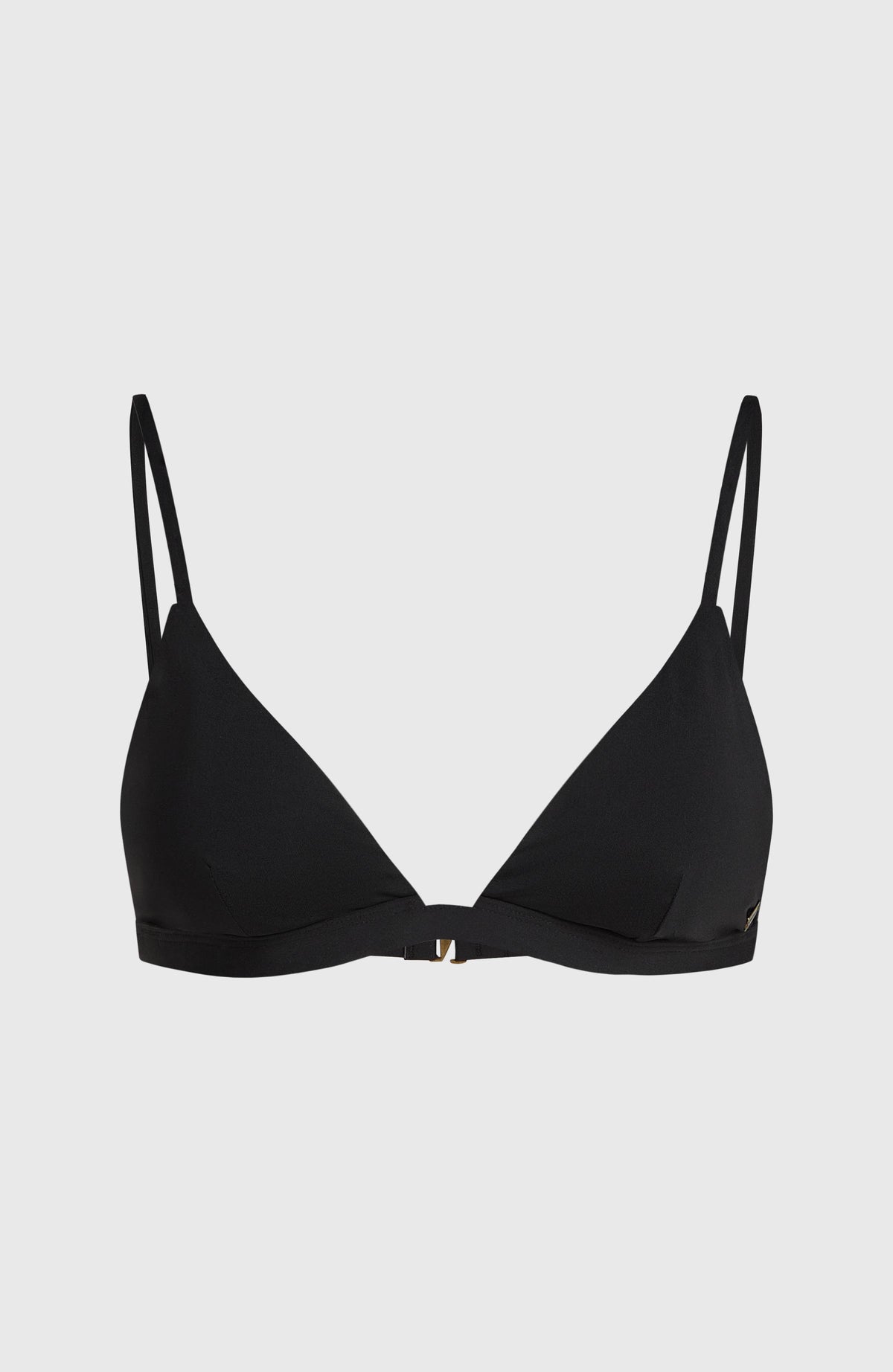 Seaside Tri Bikini Top | Black Out