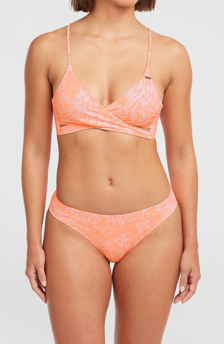Rita Bikini Bottoms | Peach Island Sky