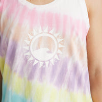 Women Of The Wave Tanktop | Blue Tie Dye