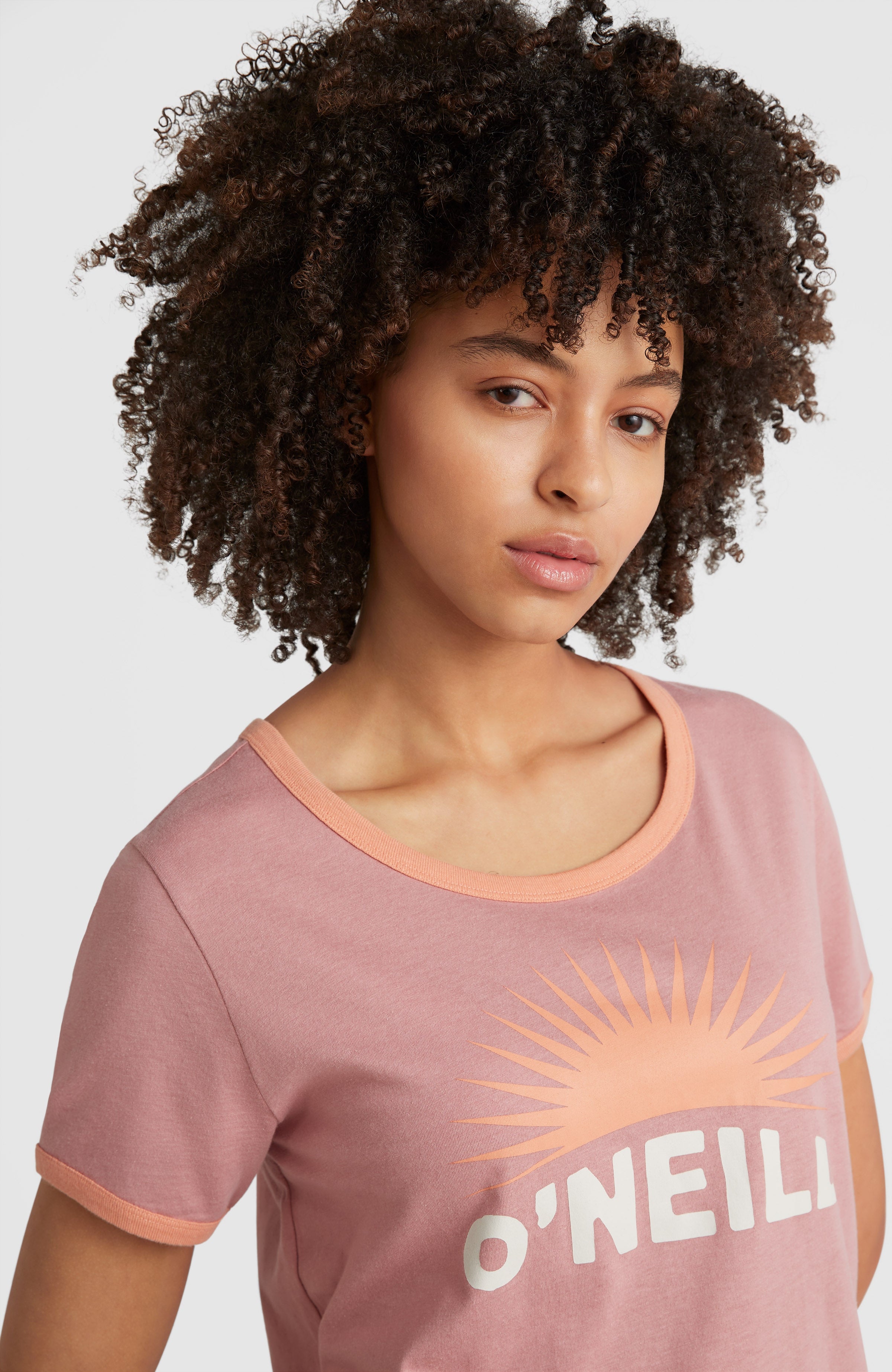 Marri Ringer T-Shirt | Ash Rose- Ash Rose / XS