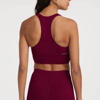 O'Neill TRVLR Series Rib Sports Top | Windsor Wine Colour Block