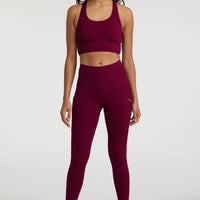 O'Neill TRVLR Series Rib Sports Top | Windsor Wine Colour Block