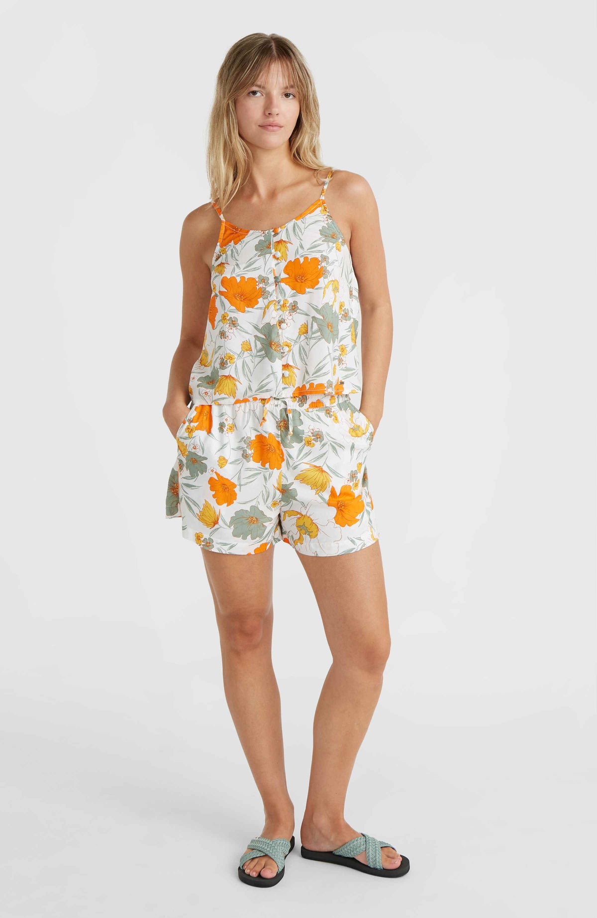 Tiare Woven Tank Top | White Bluemchen