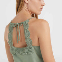 Essentials Ava Lace Tank Top | Lily Pad