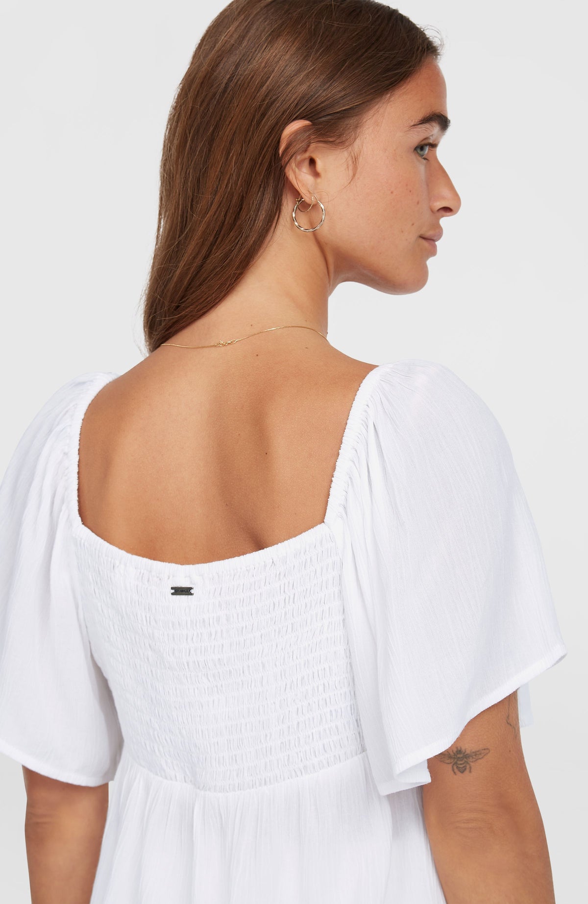 Huges Woven Top | Snow White