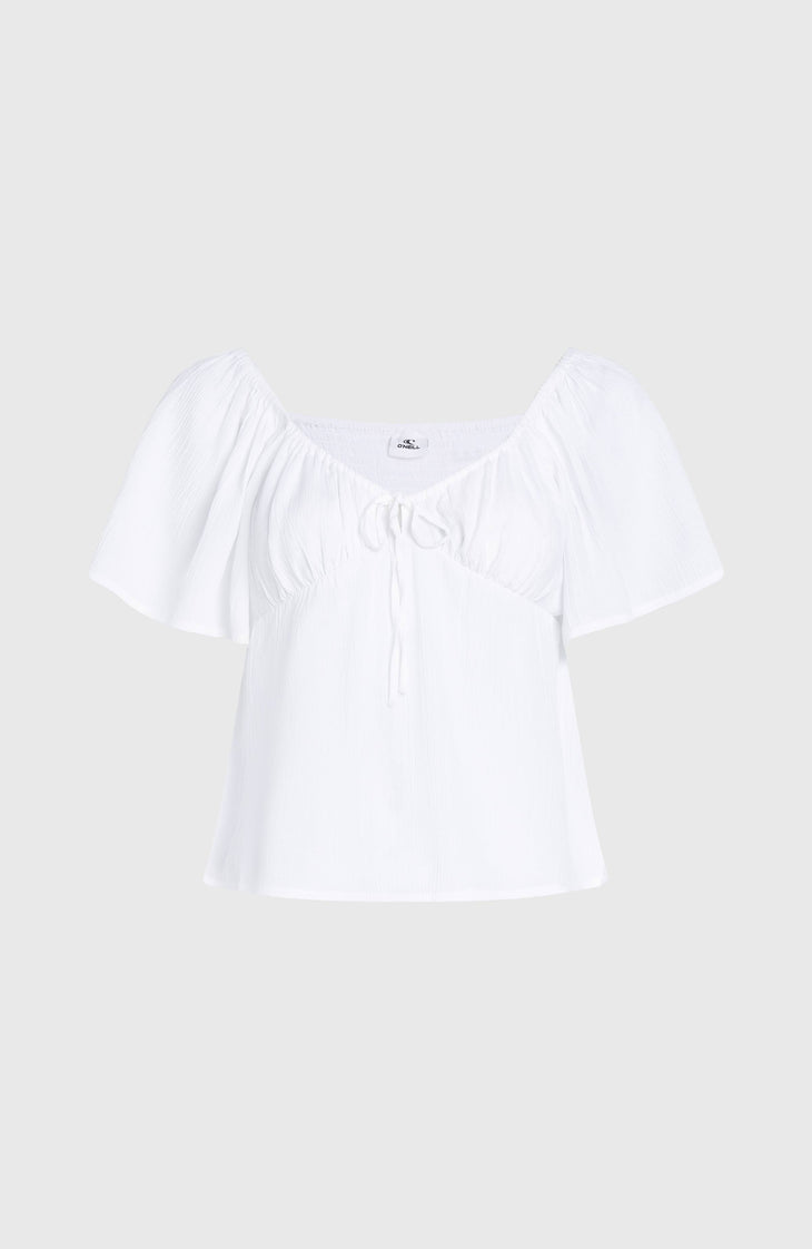 Huges Woven Top | Snow White