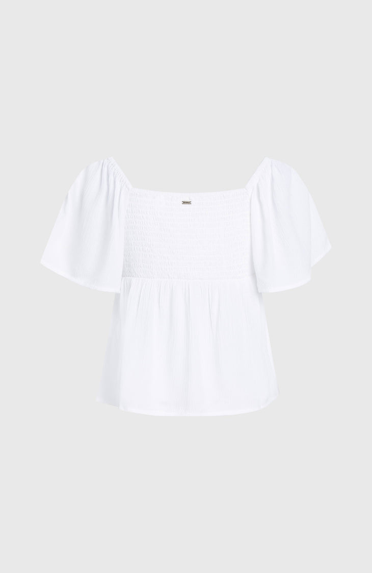 Huges Woven Top | Snow White