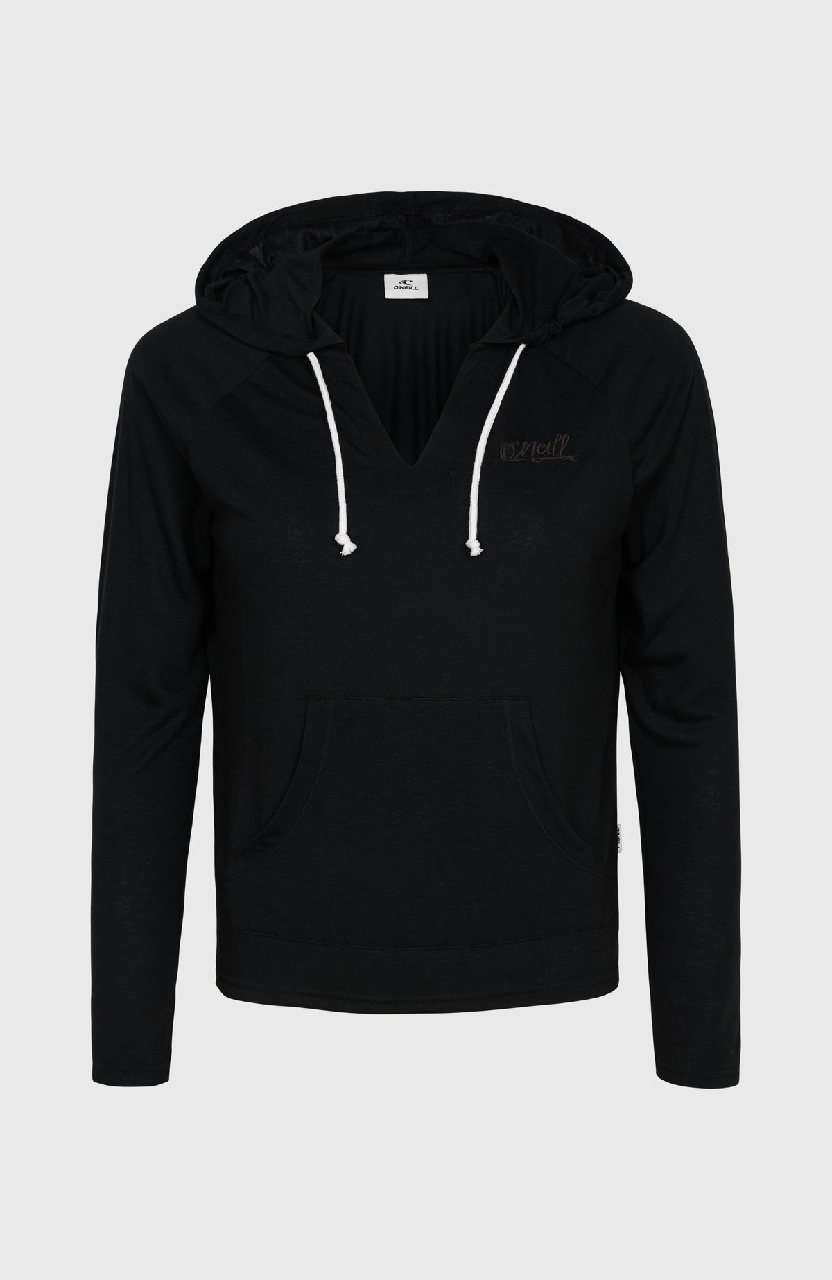 Essentials Long Sleeve Hoodie | Black Out