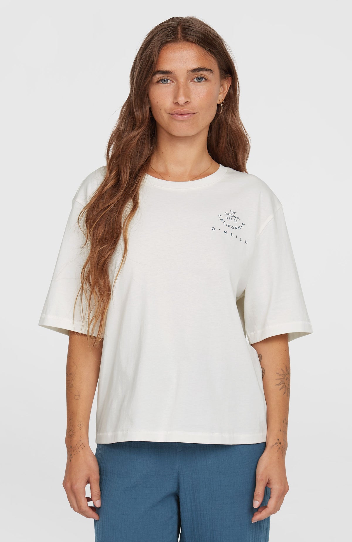 Summer Musthaves Back Print T-Shirt | Snow White