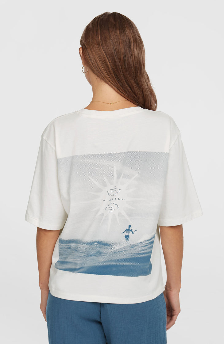 Summer Musthaves Back Print T-Shirt | Snow White