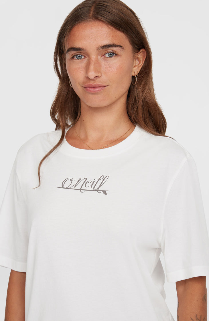 Essentials Script T-Shirt | Snow White
